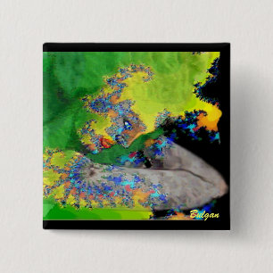 VIBRATIONS OF MATTER 2 INCH SQUARE BUTTON