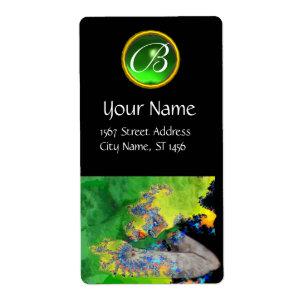 VIBRATIONS OF MATTER GREEN EMERALD MONOGRAM