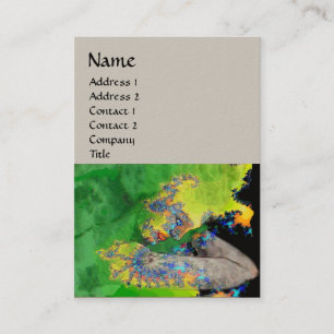 VIBRATIONS OF MATTER,grey Business Card