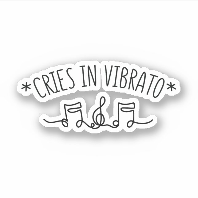VIBRATO SINGING CRIES IN VIBRATO  (Front)