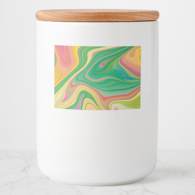 vibratory color art food label (Front)