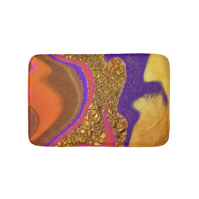 vibratory colour art bath mat (Front)