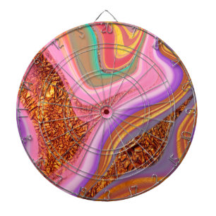 vibratory colour art dartboard