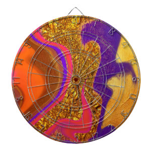 vibratory colour art dartboard