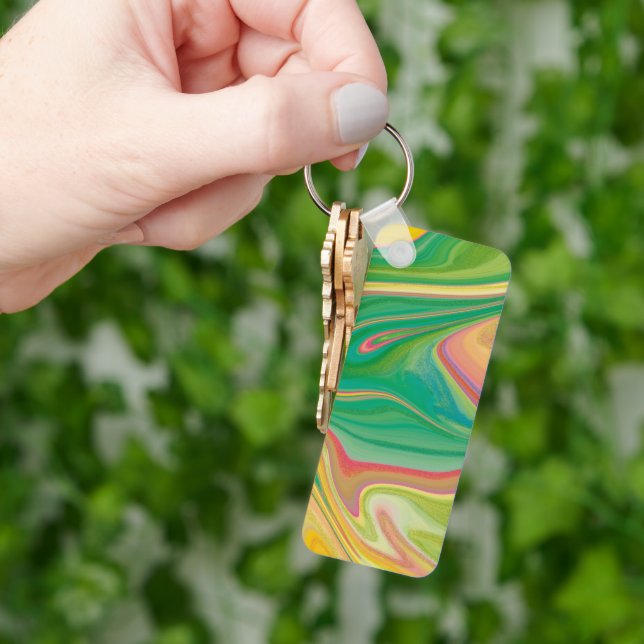 vibratory colour art keychain (Hand)