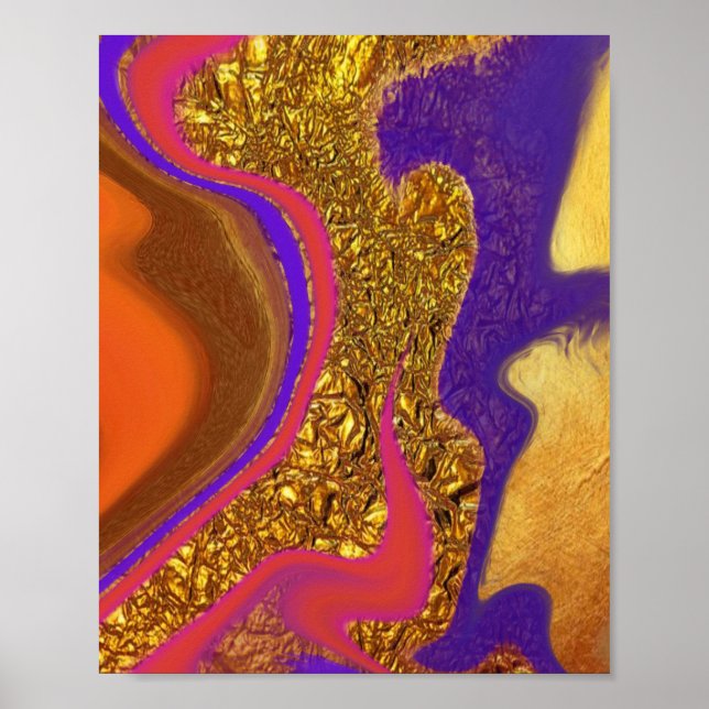 vibratory colour art poster (Front)