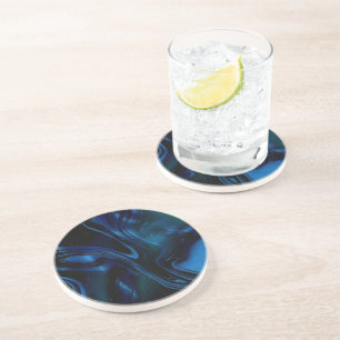 vibratory colours art coaster