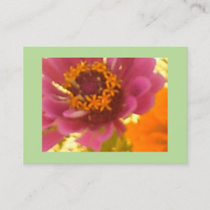 Vibriant Carnation Business Card