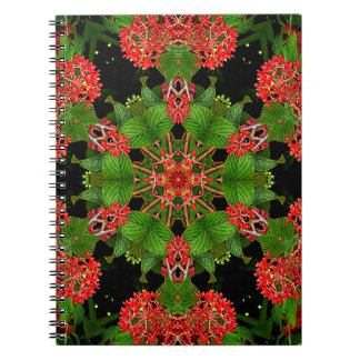 Viburnum Berries Kaleidoscope Notebook