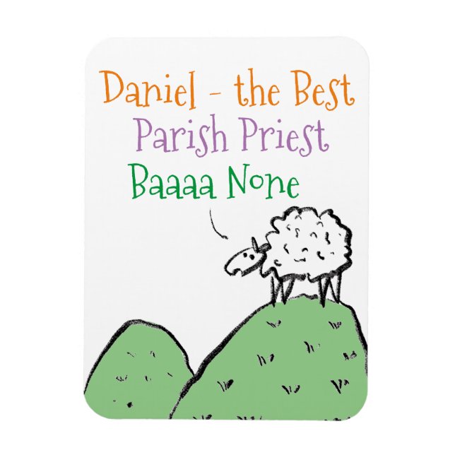 Vicar or Parish Priest Magnet (Vertical)
