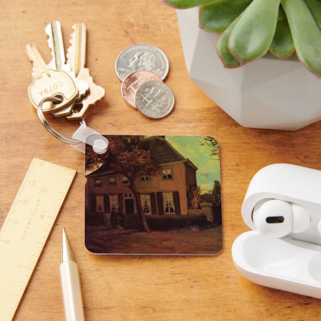 Vicarage at Nuenen by Vincent van Gogh Keychain (Desk)