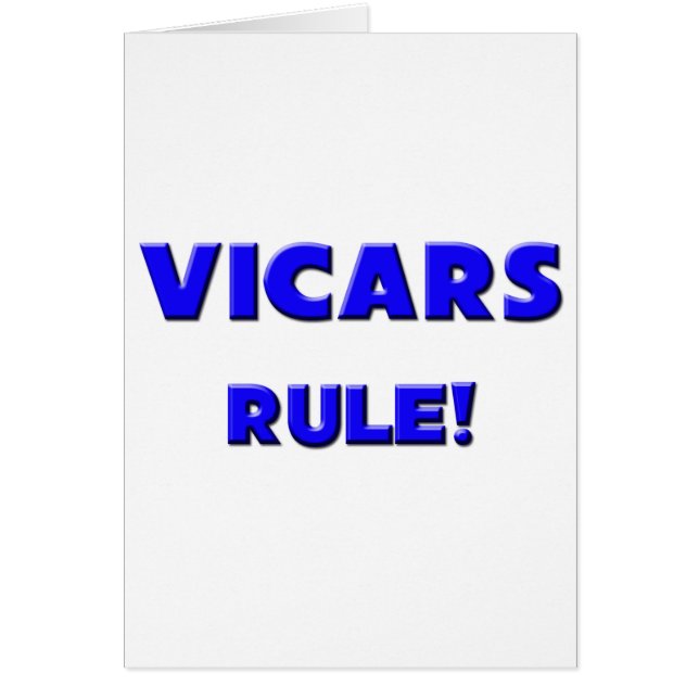 Vicars Rule! (Front)