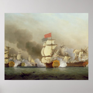 Vice Admiral Sir George Anson's (1697-1762) Victor Poster