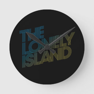 Vice Beach Round Clock