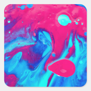 vice love swirl square sticker