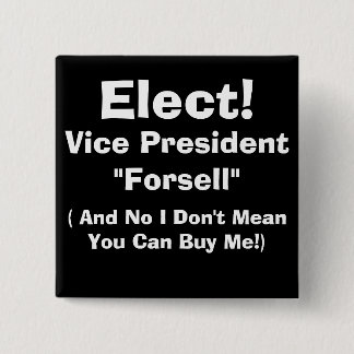 Vice President 2 Inch Square Button