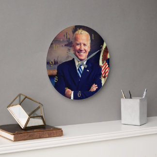 Vice President Joe Biden of Obama Presidency Large Clock
