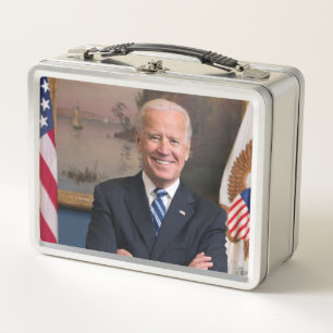 Vice President Joe Biden of Obama Presidency Metal Lunch Box