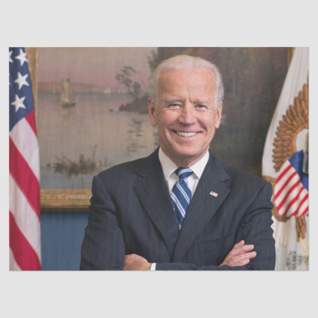 Vice President Joe Biden of Obama Presidency Tissue Paper (Front)
