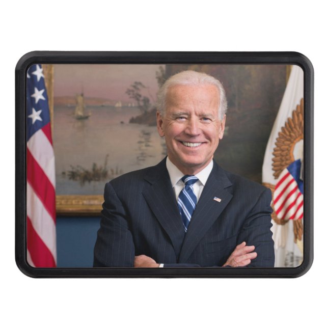 Vice President Joe Biden of Obama Presidency Trailer Hitch Cover (Front)