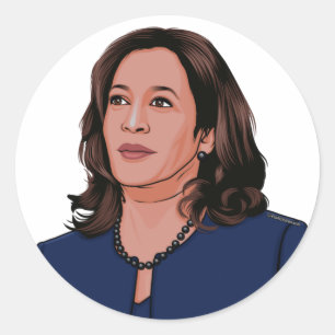Vice President Kamala Harris Classic Round Sticker