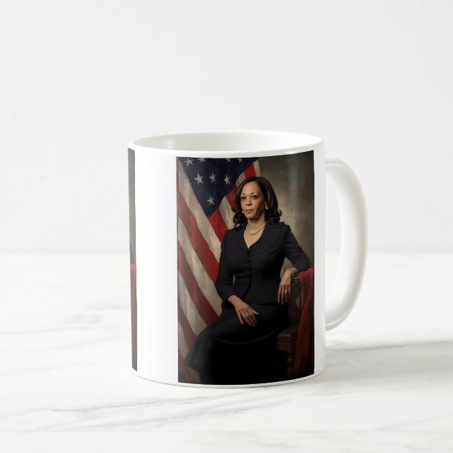 Vice-President Kamala Harris Coffee Mug (Front Right)