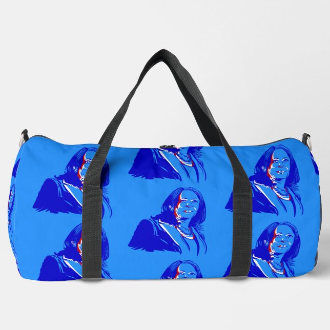 vice president kamala harris democrat  duffle bag (Front)