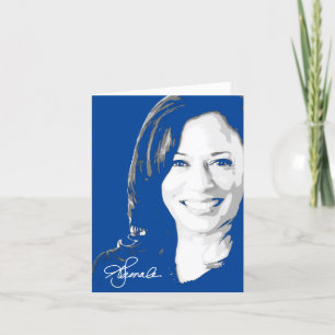 Vice President Kamala Harris Signature Card