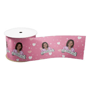Vice President Kamala Harris Valentine's Day Satin Ribbon