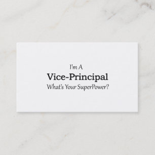 Vice-Principal Business Card