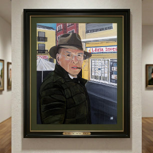 Vicente Castellano Benci Painting by Alfred Fox Canvas Print