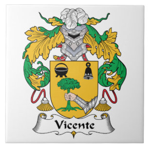 Vicente Family Crest Tile