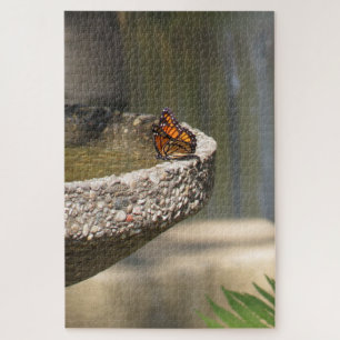Viceroy Butterfly at the Fountain Puzzle