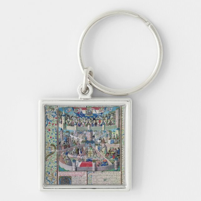 Vices and Virtues on Earth Keychain (Front)