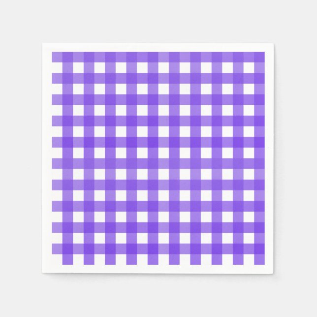 Vichy Lavande Napkin (Front)