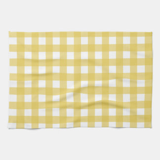 Vichy Light Yellow Kitchen Towel