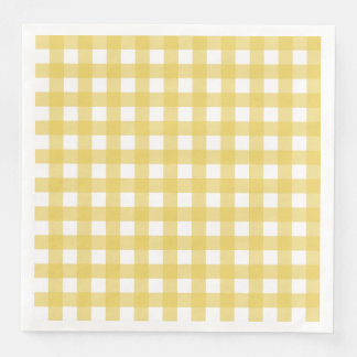 Vichy Light Yellow Napkin
