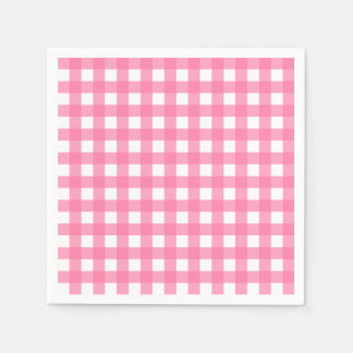 Vichy Rose Light Napkin