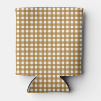 Vichy Sienne Tiles Can Cooler