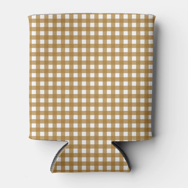 Vichy Sienne Tiles Can Cooler (Front)