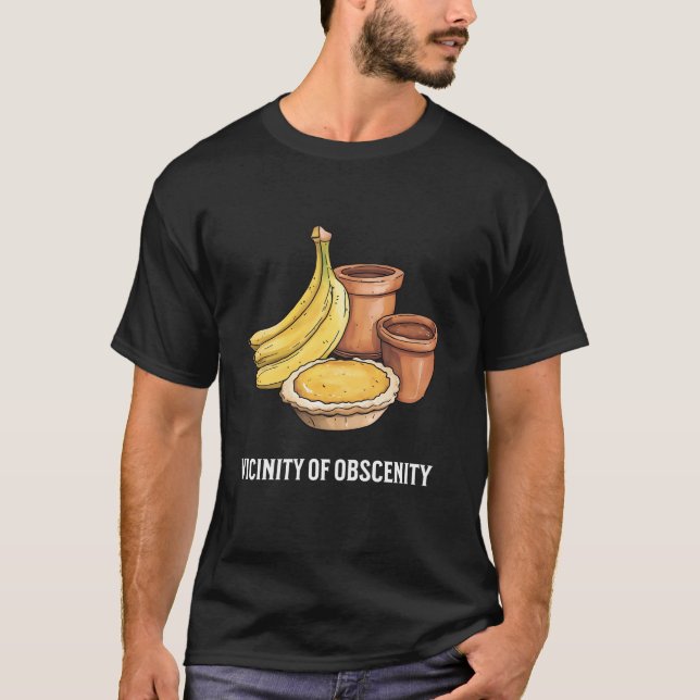Vicinity of Obscenity Banana Terracotta Pie System T-Shirt (Front)