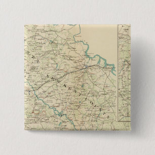 Vicinity Richmond, Va, Peninsula 2 Inch Square Button