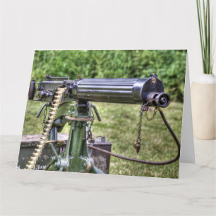 Vickers Machine Gun  Card