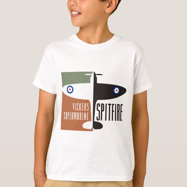 vickers supermarine spitfire T-Shirt (Front)