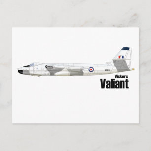 Vickers Valiant Postcard
