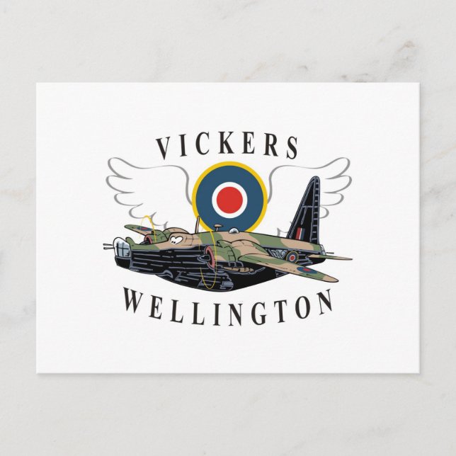 Vickers Wellington Postcard (Front)