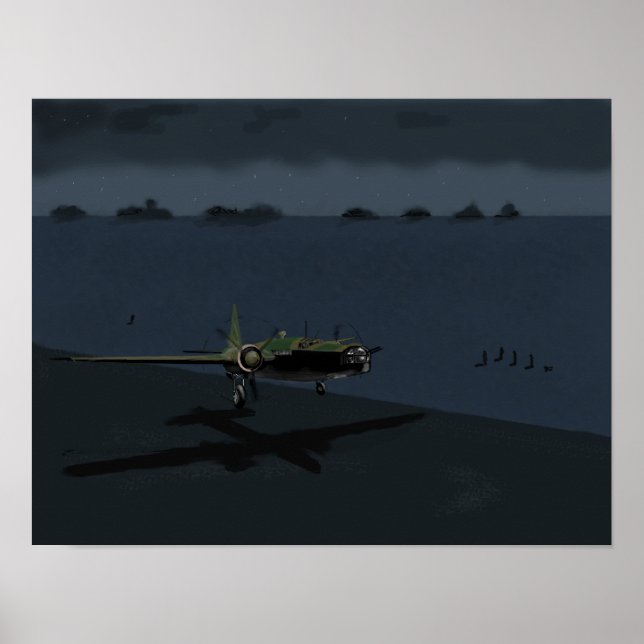 Vickers Wellington Take off Poster (Front)