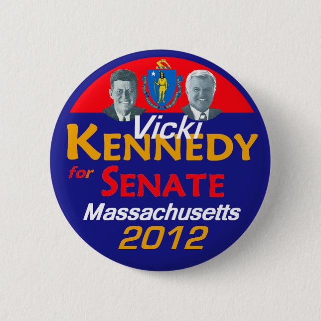 Vicki Kennedy 2012 Button (Front)