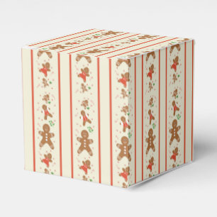 Vickie’s Gingerbread Parade-Cream Favor Box