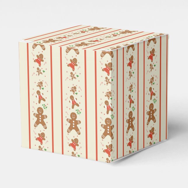 Vickie’s Gingerbread Parade-Cream Favor Box (Front Side)